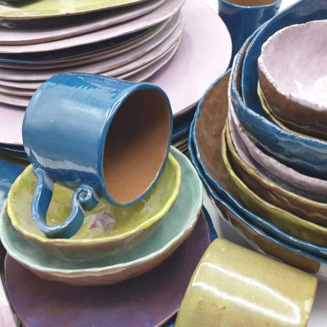 Assiettes de la collection Couleur